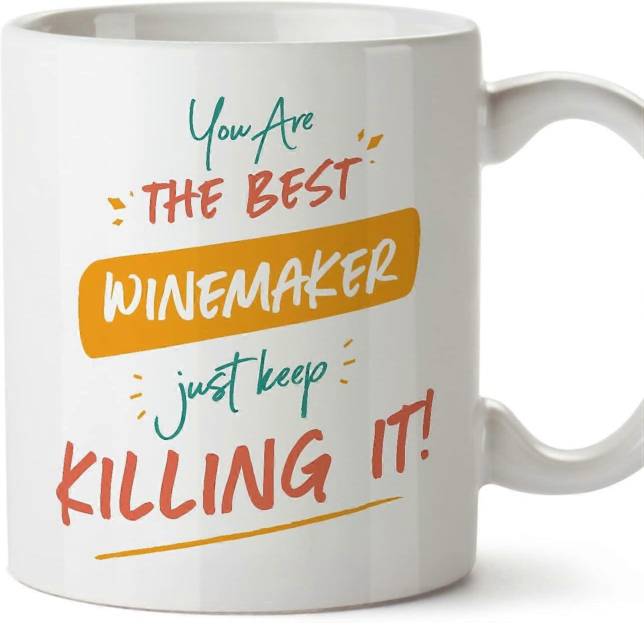 Kubek Winemaker Woman You are The Best Keep Killing It Zabawny prezent dla kolegów Ceramiczny kubek 11 uncji