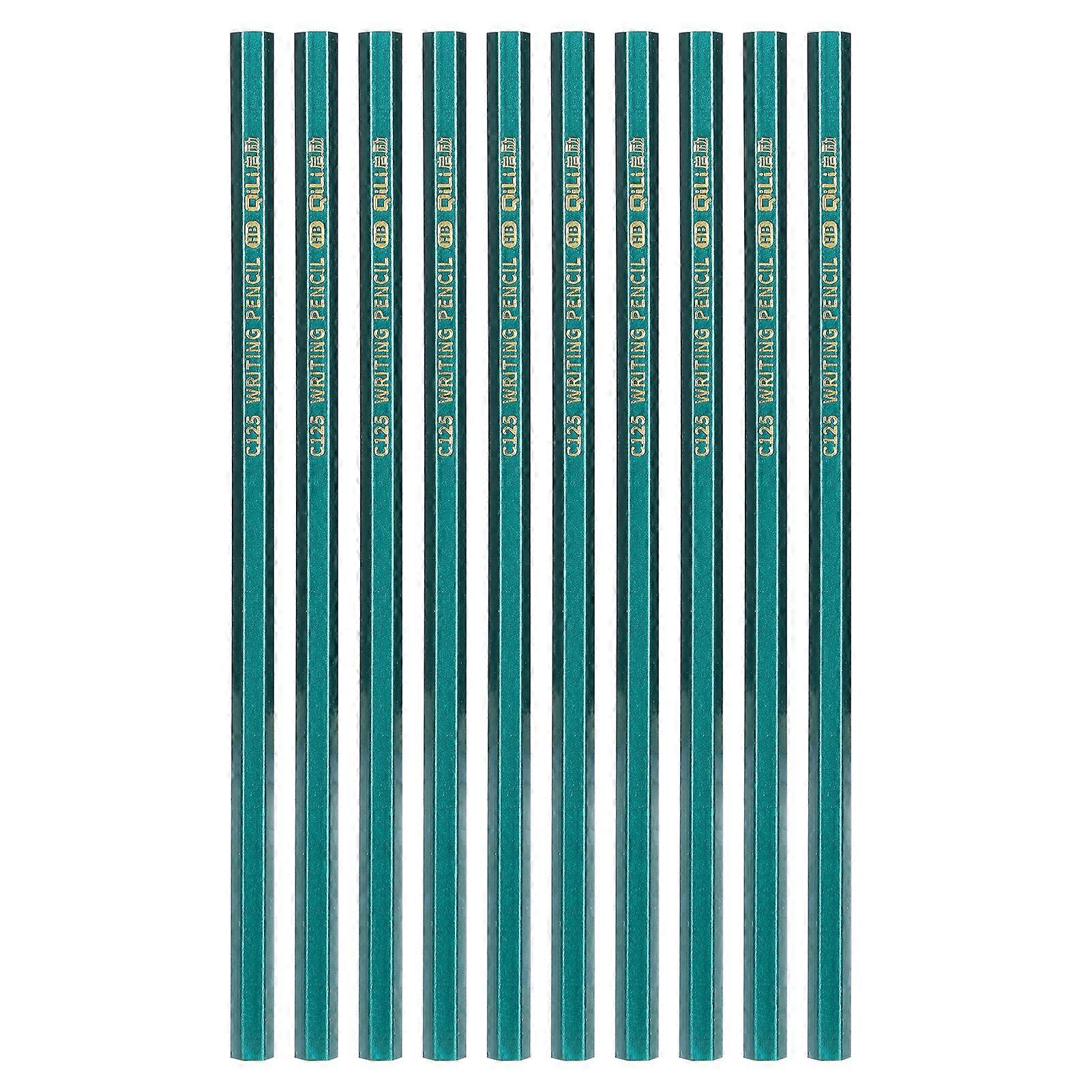 10pcs Graphite Pencils Painting Drawing Sketching Writing Artist Pencil for School Students HB