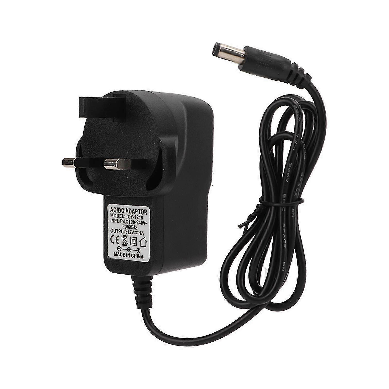 12v 1a Power Adapter Ultra Low Noload Wide Voltage Range Security Camera Power Adapter Uk Plug 100~240v