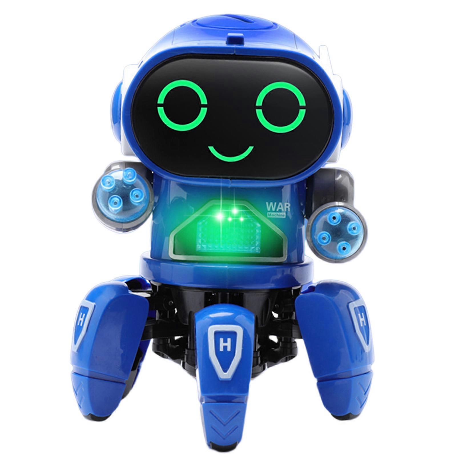 Walking Dancing Robot Toy Smart Robot Toy with Flashing Lights and Music Gift for Boys and Girls