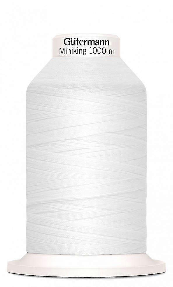 2024 Gutermann Miniking Overlock Rosca 1000m 800 Blanco - cada uno