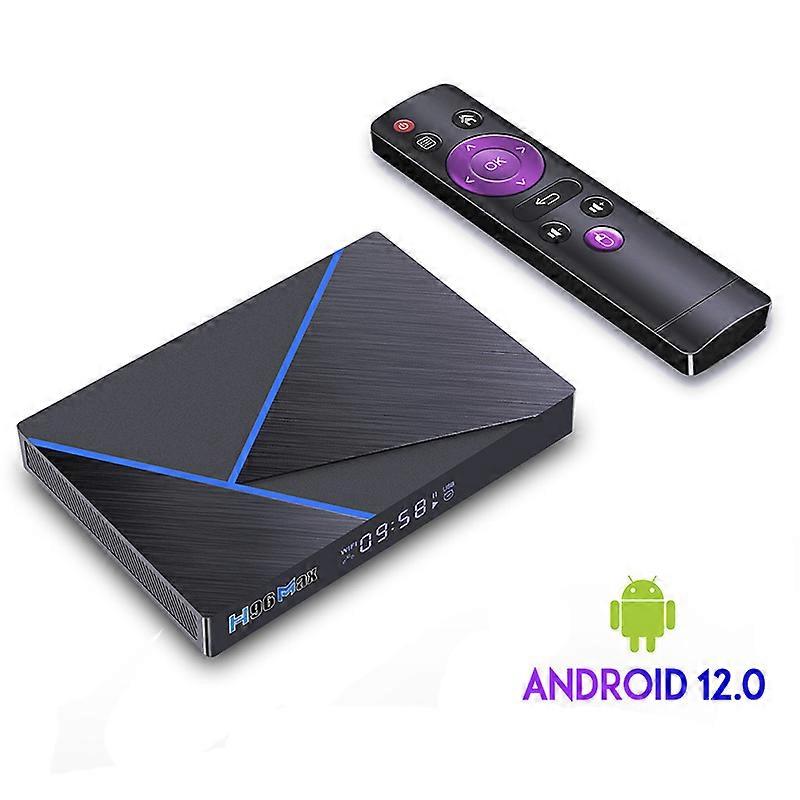H96 Max V56 TV Set Top Box RK3566 Media Player Android 12.0 Set Top Box 8GB+64GB