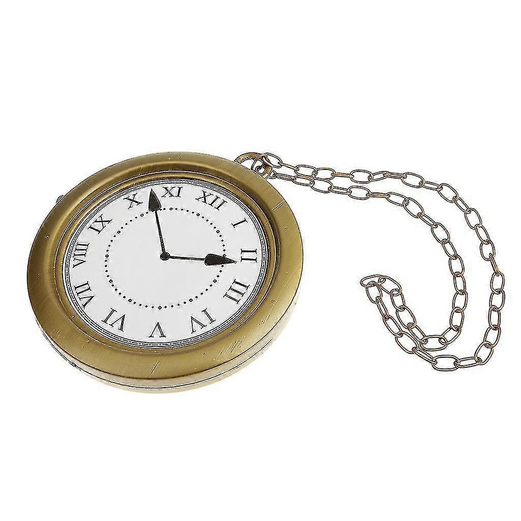 ساعة عملاقة على سلسلة بلاستيكية يتوهم اللباس زي حزب الدعامة الملحقات Tw