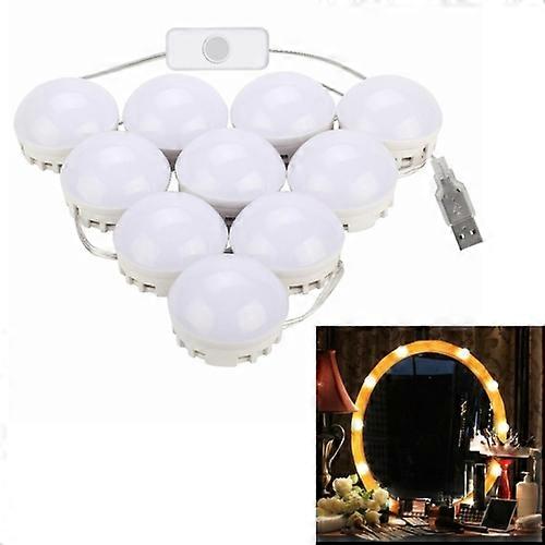 YWXLight 5V 10LED Touch Dimmable DIY Makeup Mirror LED Light Bulb