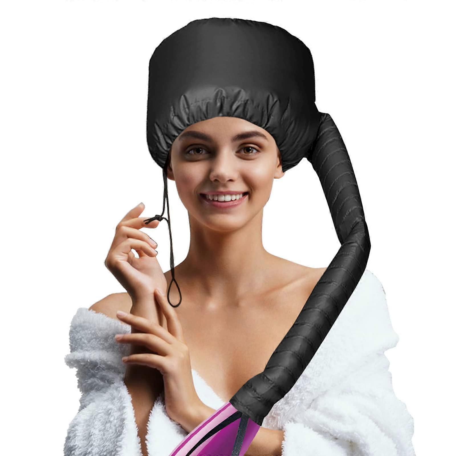 Safety Portable Hair Dryer Cap Bonnet Hooded Hairs for Fast Drying with Elastic Band for Fixing SPA Steamer Cap