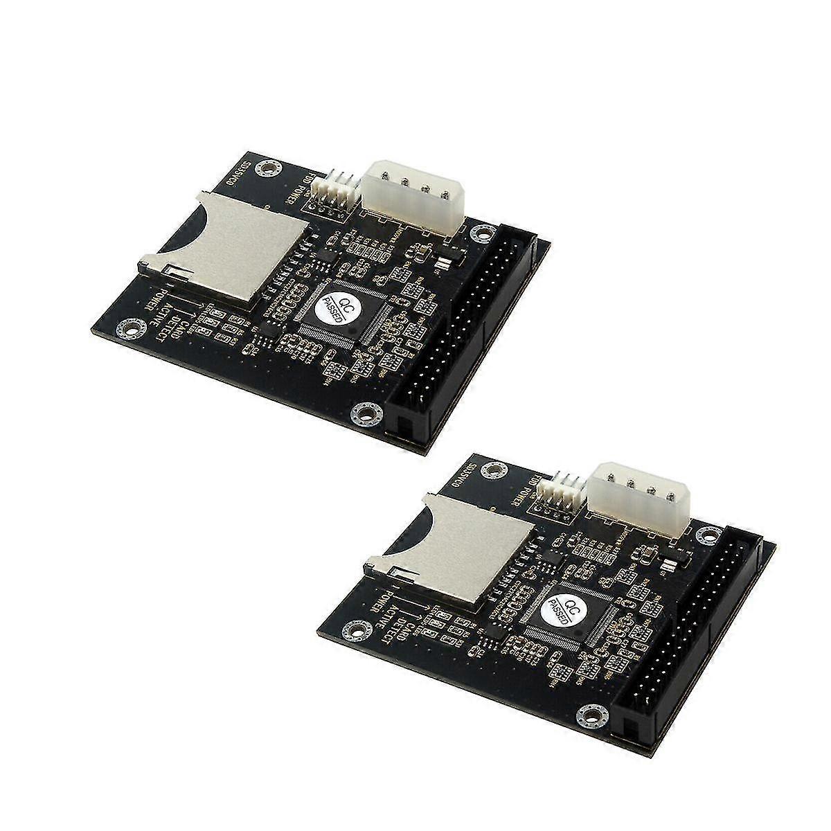 2pcs Ide Adapter Card For Cards To 3.5inch 40-pin Ide Hdd 5v Memory Card To Ide 3.5in 40 Pin