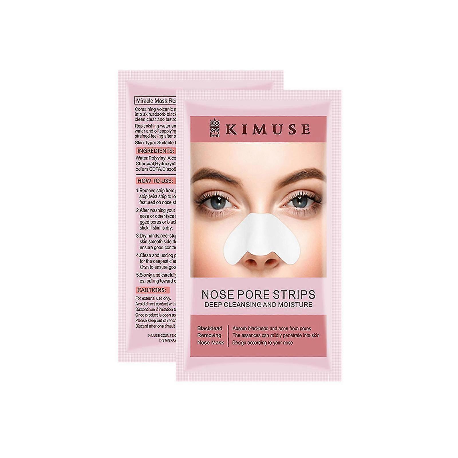 Patch nasal à points noirs et acnéique, patch nasal en dix pièces de contrôle de l’huile