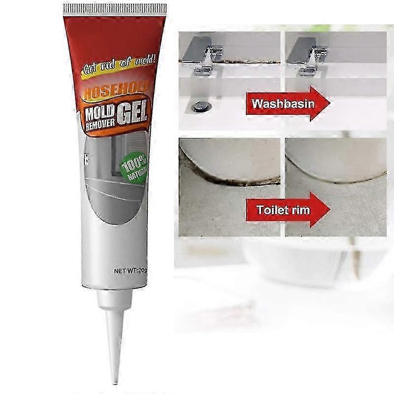 Mold Remover Gel For Washing Machine Rubber Ring, Refrigerator Sealing Strip,sink Edge, Doors And Windows