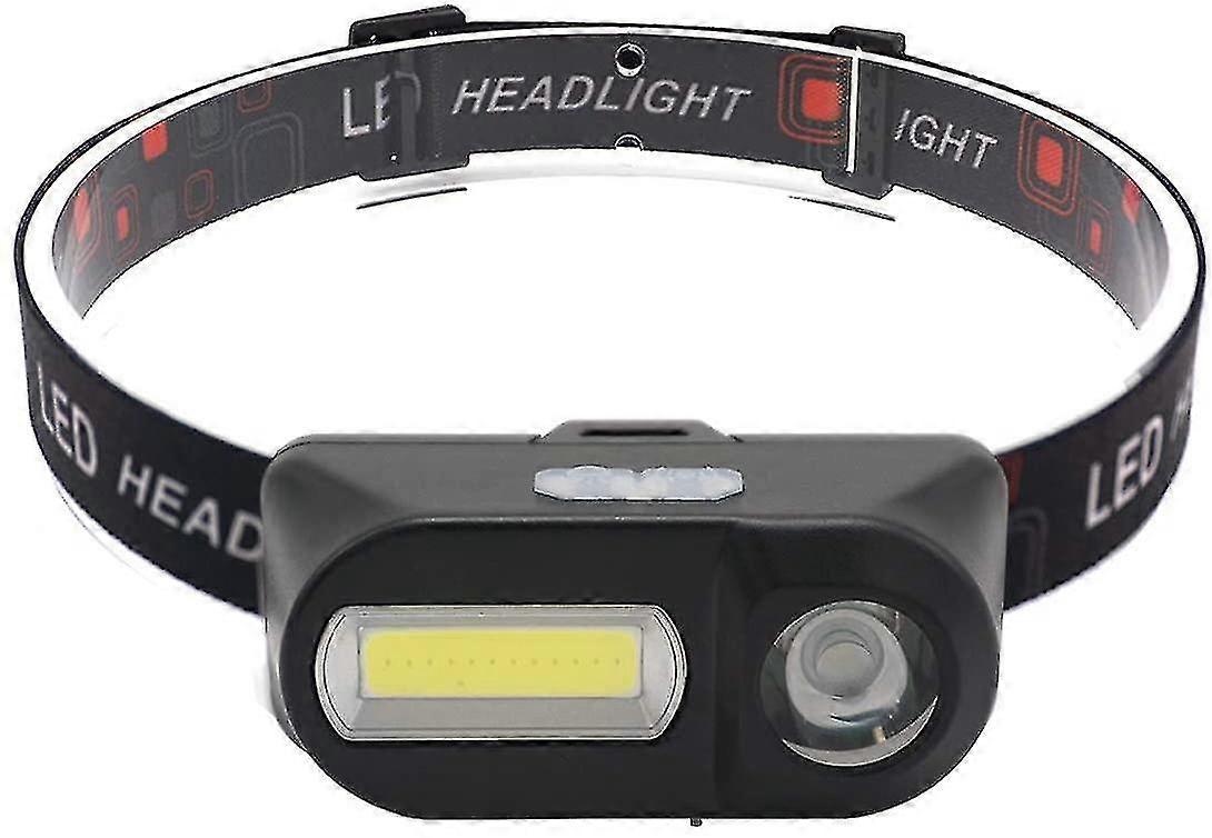 Led Headlamp, Usb Rechargeable Headlights, Cob Led 6-modes Orientable 60 Headlamp, Xpe+cob Lighting