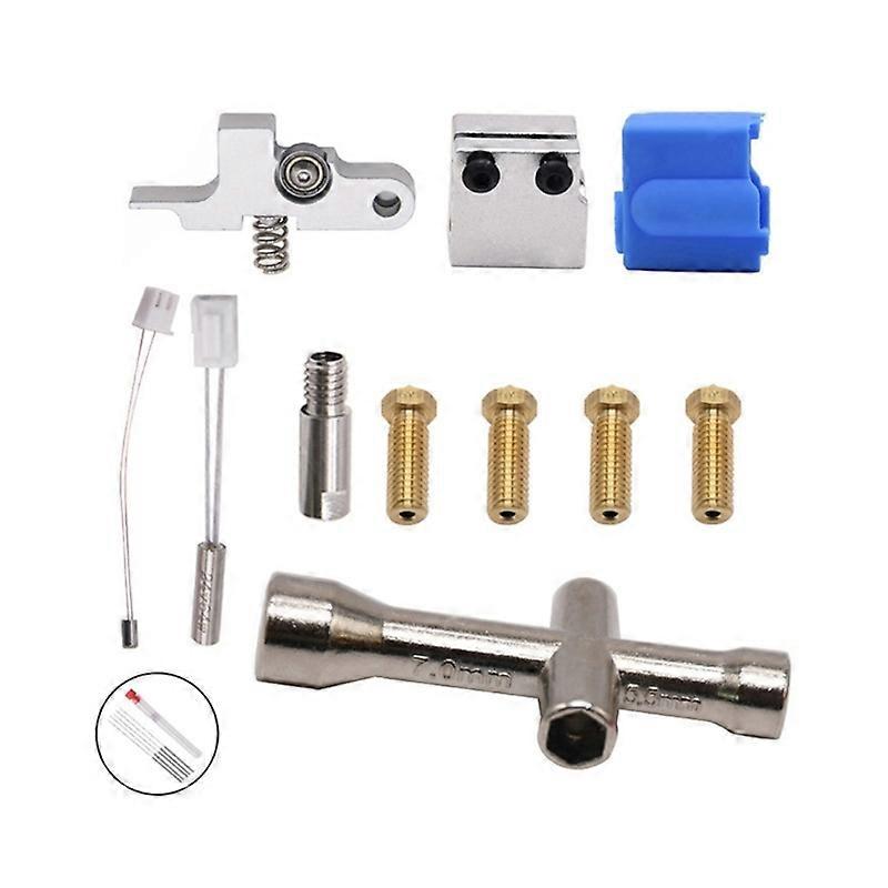 Extruder Kit Thermistor Heating Pipe Collection Silicone for X1/Genius Printer