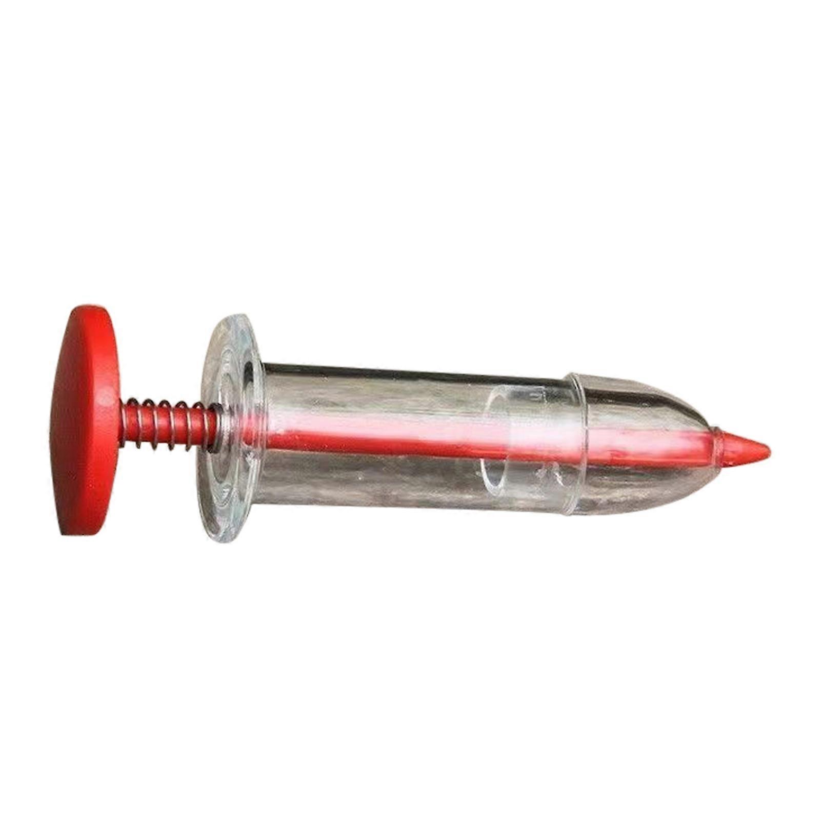 Sowing Dispenser Syringe-Type Elastic Spring Press Control High Accuracy Labor Saving Transparent Body Garden Seeder Planting Tool KAESI