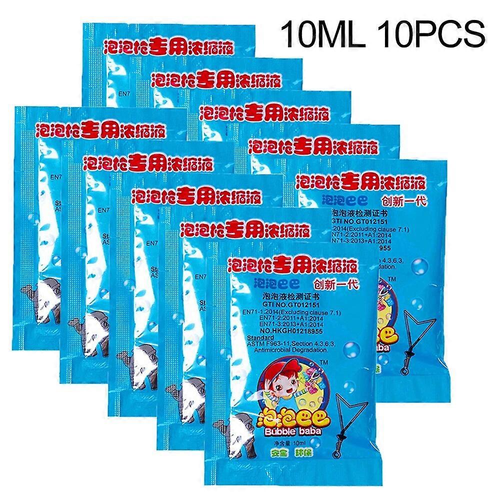 100PCS Concentrated Bubble water for Automatic Soap Water Bubble Machine Gatling Bubble Gun