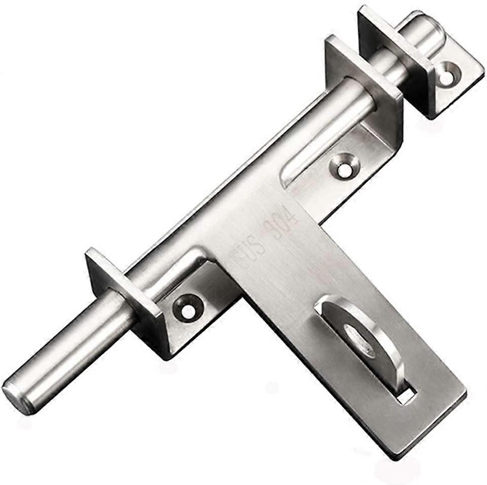 Shindat Chiavistello scorrevole per porte, hasp di sicurezza, chiusure per porte in acciaio inox 304 per impieghi gravosi, con foro per lucchetto, ...