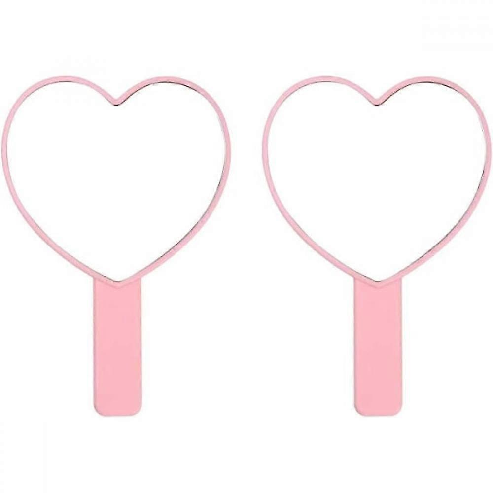 2-pack of large, comfortable hand mirrors with handles
