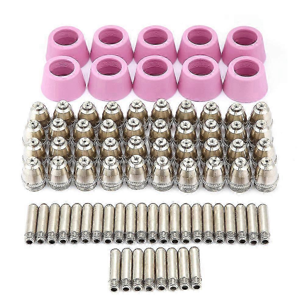 80pc/set AG60 SG55 Plasma Cutter Cutting Torch Consumables Electrode Nozzles Cups Kit