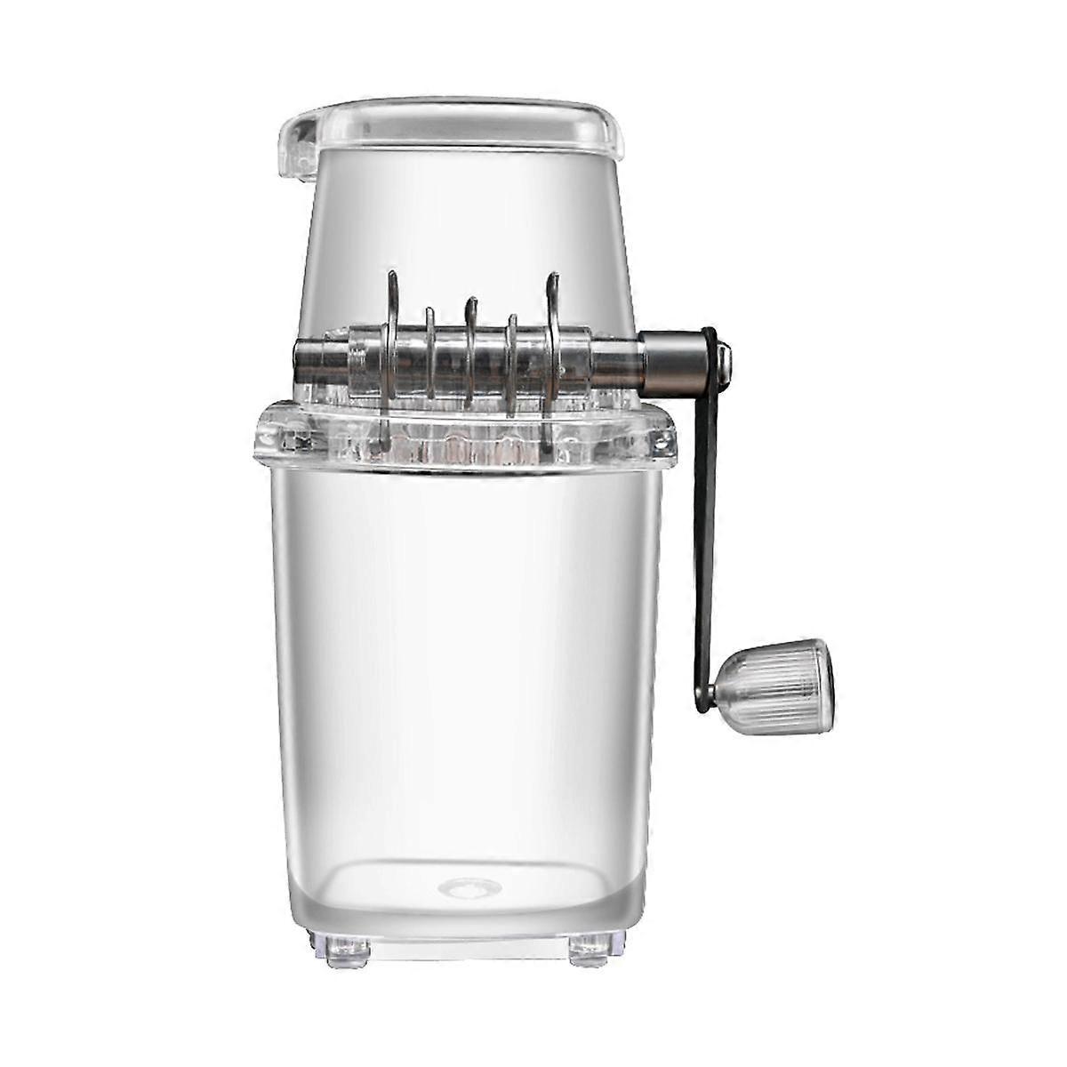 Ice Crusher Manual Ice Crusher Machine1.25L Ice Grinder Drinks Chopper,Household Necessities,Summer