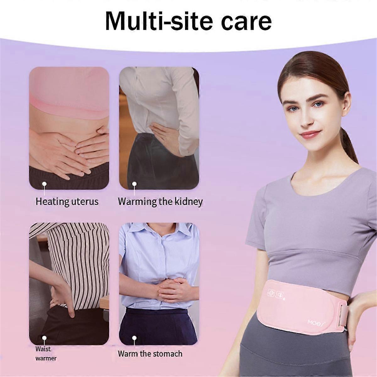 Bluetooth Smart Hot Compress Warming Waistband App Remote Control Visiting Wireless Charging Massa