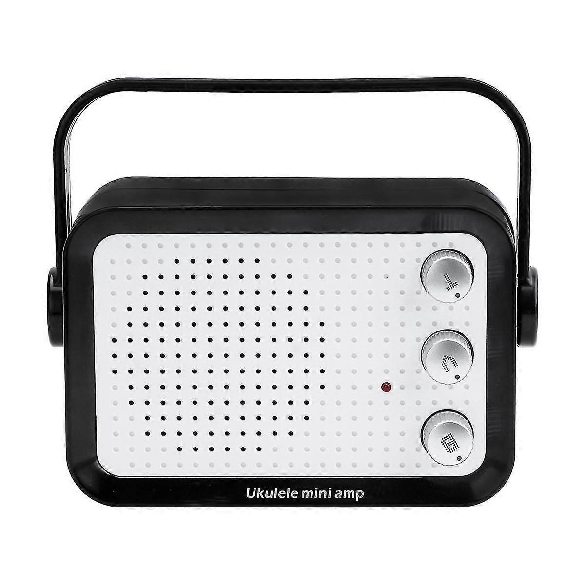 Mini Guitar Amplifier Amp Speaker 3w With 6.35mm Input 1/4 Inch Headphone Output Supports Volume Tone Adjustment
