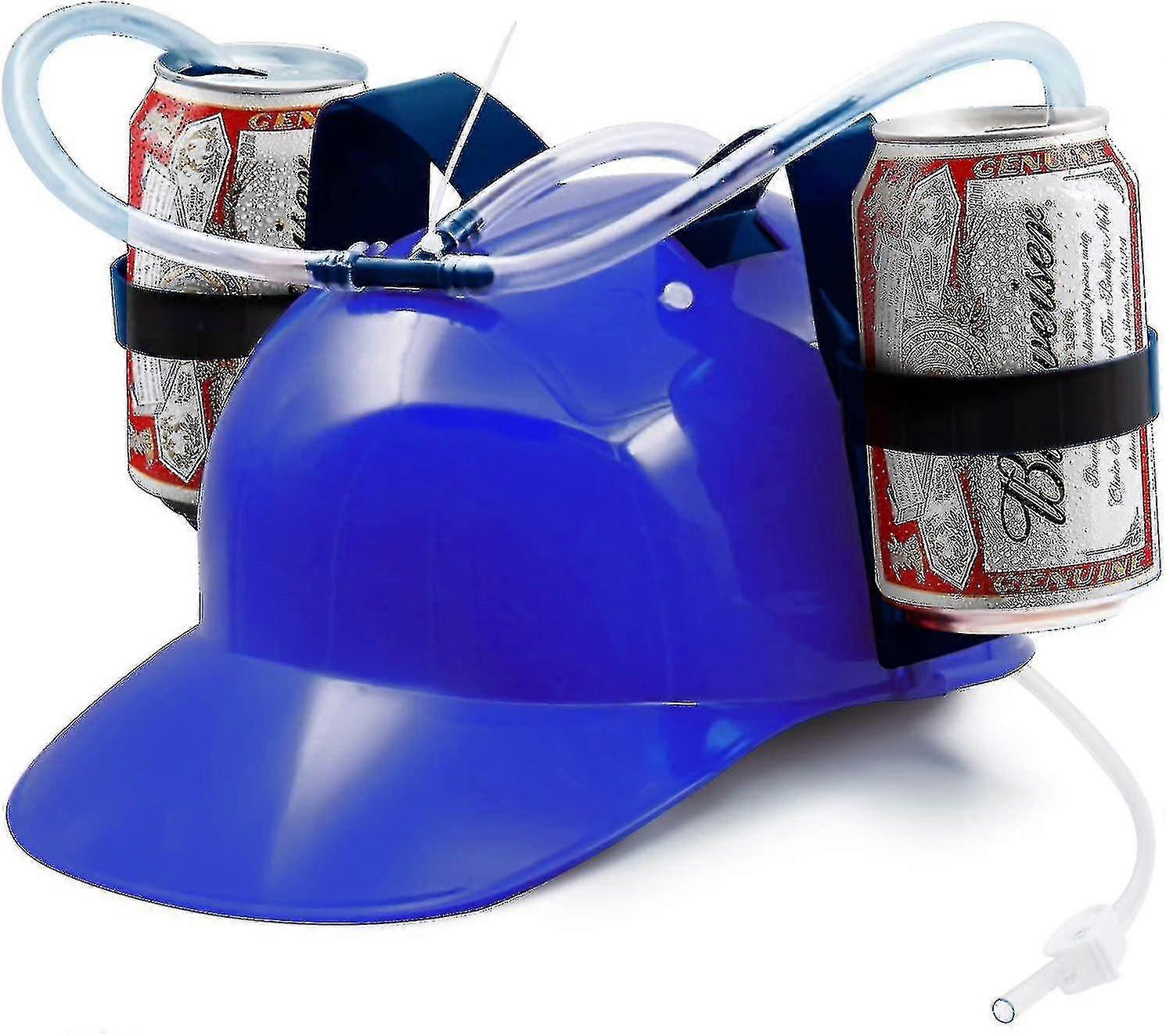 Drinking Helmet - Adjustable Can Holder Cap Drinker Favor Hat