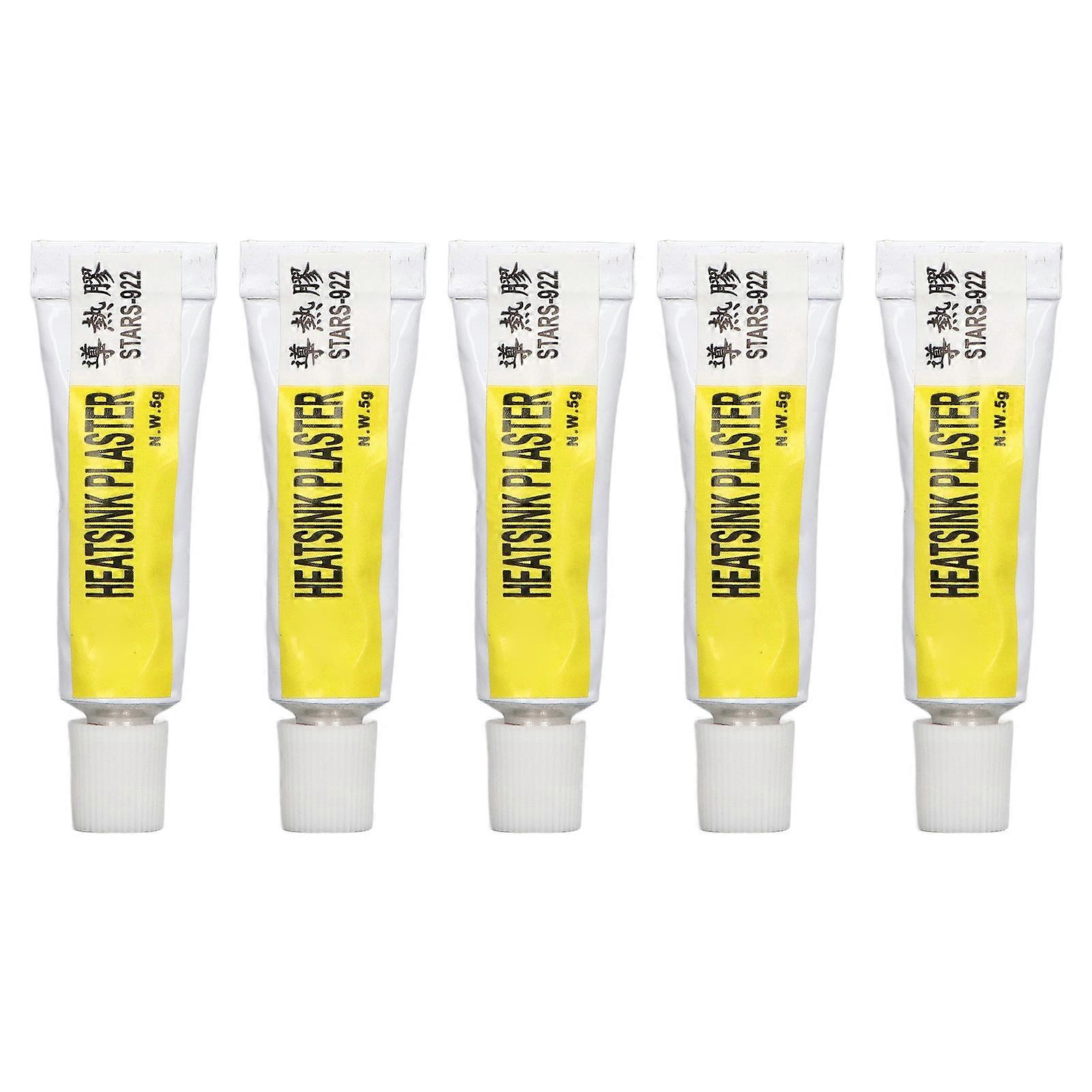 5 db CPU hővezető paszta 300 hőálló szigetelt hőszigetelő szilikonzsír 3D nyomtatóhoz