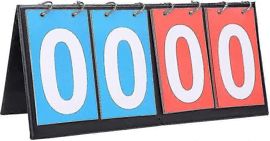 Portable Table Top Scoreboard Flipper, Multi Sports Score Flip Scoreboard Score Keeper