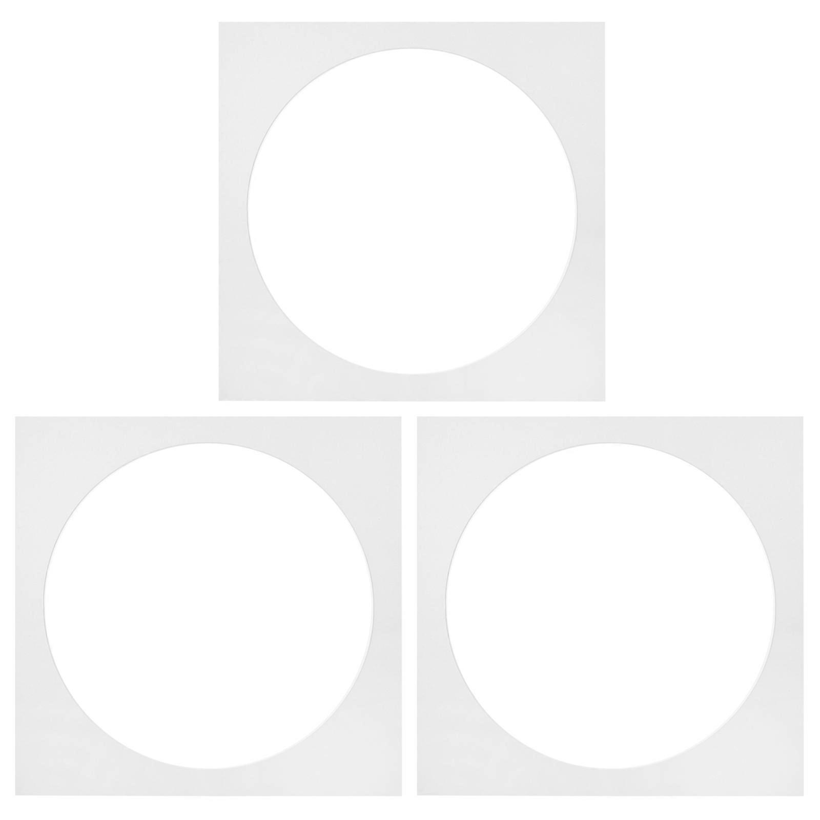 3pcs Pre-Cut Picture Frame Mattes Artwork Photo Display Backing Boards