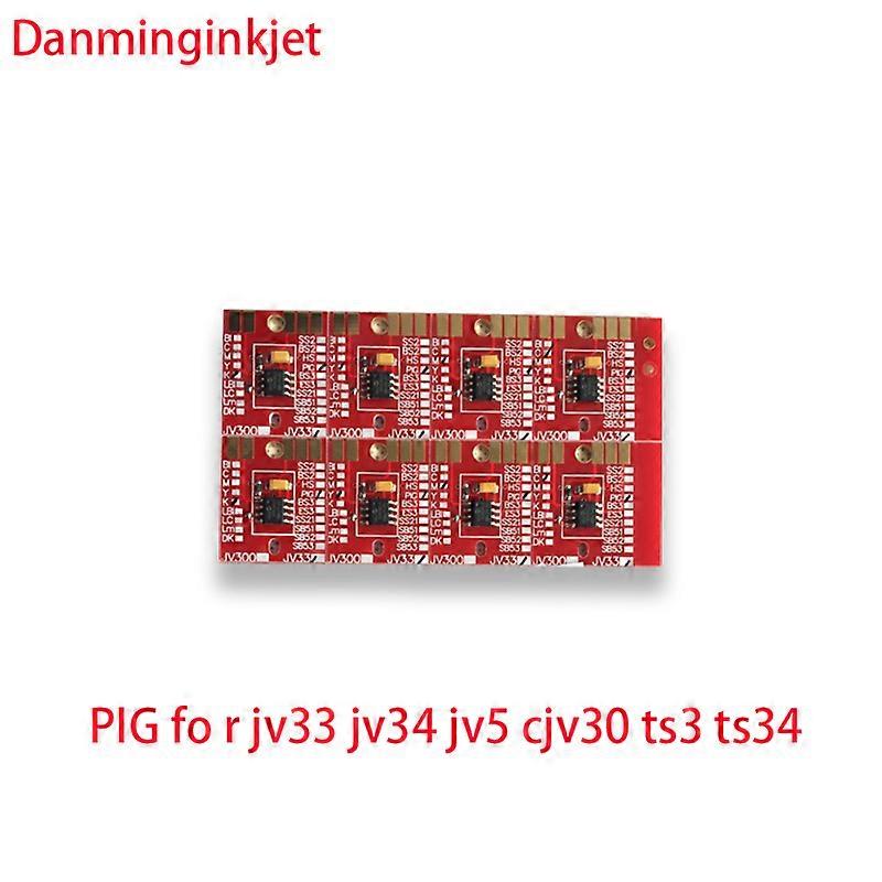 ink cartridge PIG permanent chips for mimaki JV3 JV33 JV34 JV5 CJV30 TPC100 TS3 TS5 auto reset chips for Pigment ink