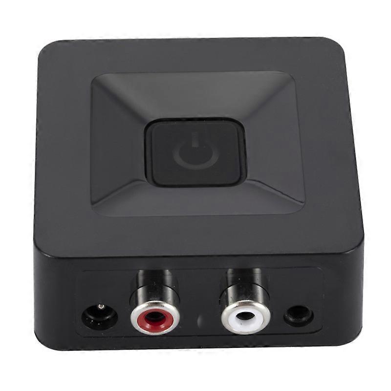 Digital fiber to analog 5.0 bluetooth audio receiver mobile phone bluetooth to earphone speaker bluetooth adapter (1pcs, black)
