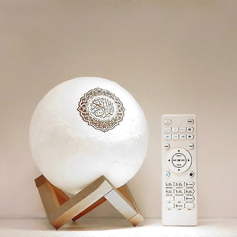 コーランBluetooth互換スピーカームーンランプサポートシェルフアプリコントロールナイトライトクルアーン朗読翻訳ラウドスピーカーイスラム教徒の贈り物