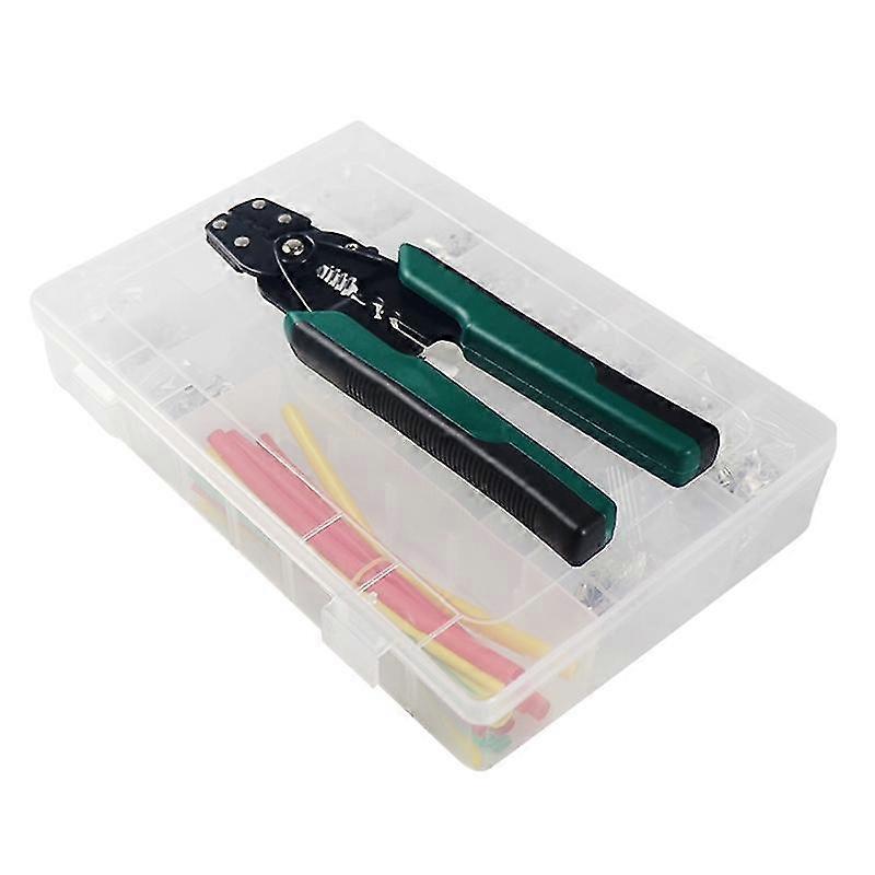 Pure Copper Cold Pressed Terminal Boxed Set U/O Shaped Wire Connector Useful