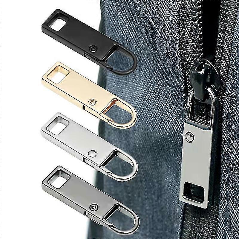 8pcs Zipper Pull Replacement Zipper Clips Anti Theft Zipper Locks For Backpacks Dual Locking Dual Locking Carabiner