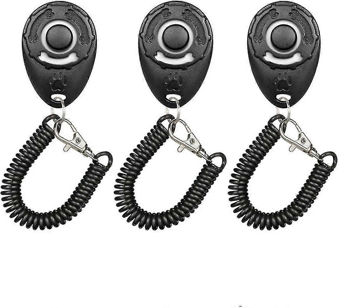 Dogs Clicker, [3 ] Clickers For Dog Training With Wrist Strap Clicker Training - SNNGV