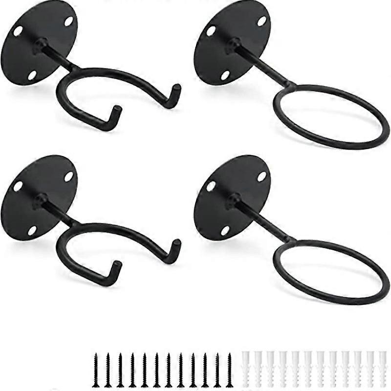 4pcs Wall Mounted Baseball Storage Rack Golf Baseball Storage Rack Display Rack For Storage