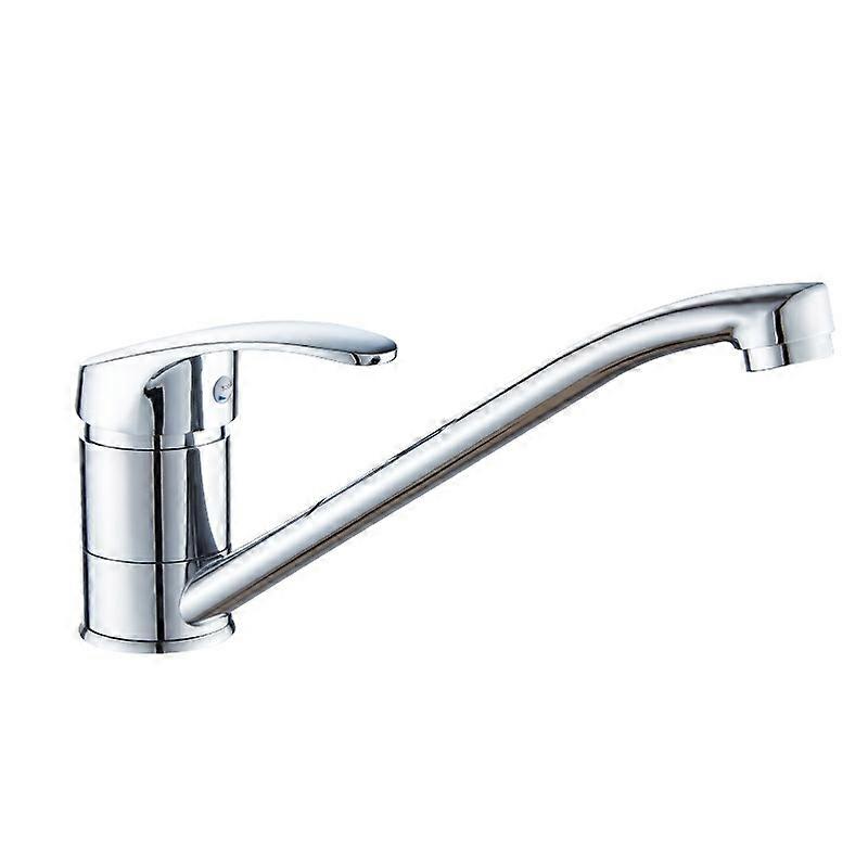 Sink Mixer, Single Lever Kitchen Tap, Chrome, Silver