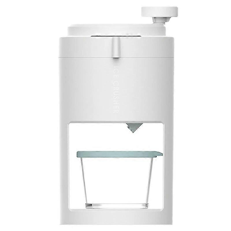 Manual Crushed Ice Breaker Hygienic Ice Shaving Machine Hand Shaved Ice Crusher White Removable Whole Body