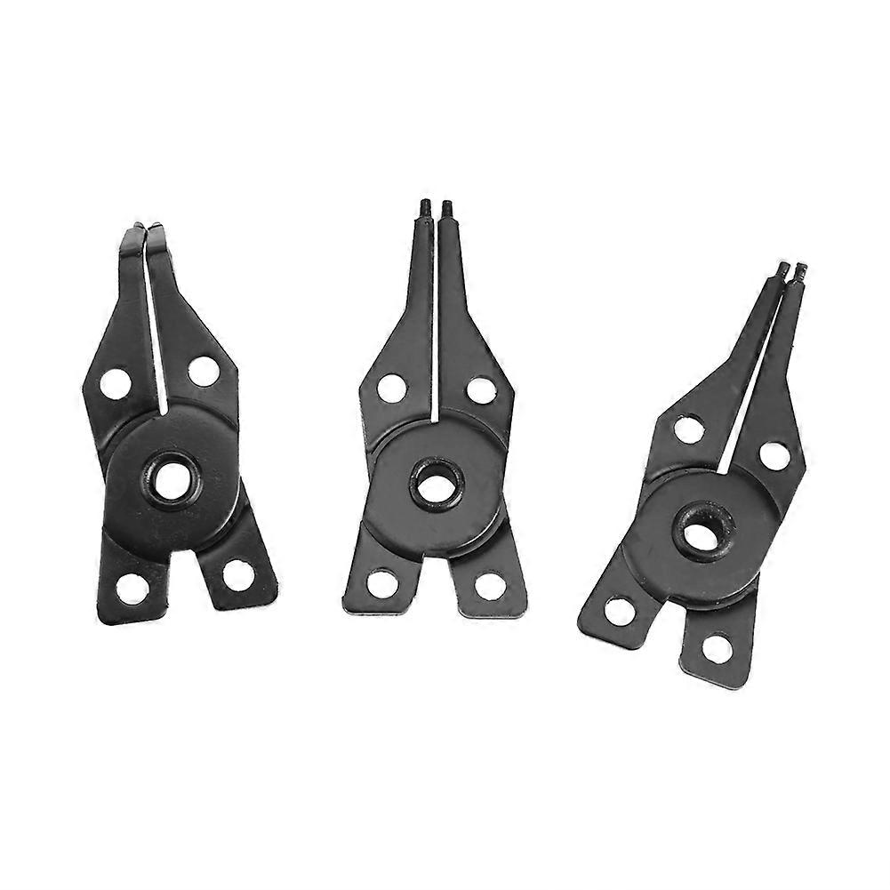 Snap Ring Pliers Set 4 in 1 Multifunction Circlip Retaining Clip Hand Tool - Red