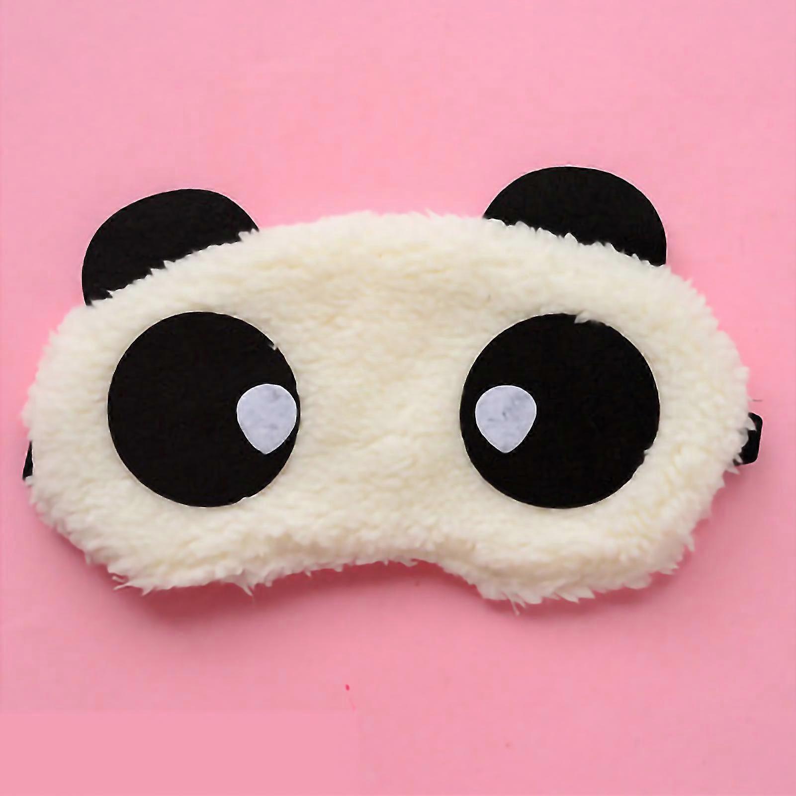Portable Cotton Eye Mask Plush Eyeshade for Shading and Sleep Eye Cover