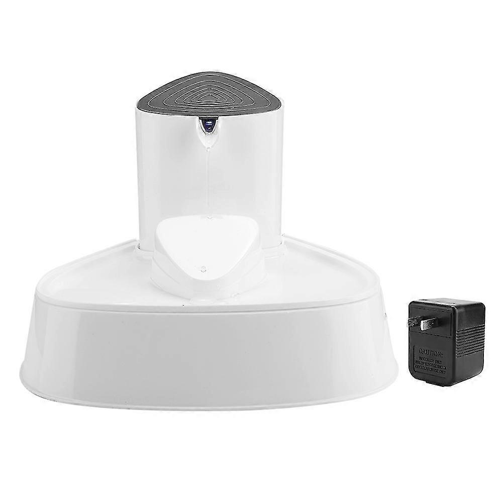 Electric Water Dispenser for Pets - Mute, Quadruple Filtering, 220V CN Plug (White)