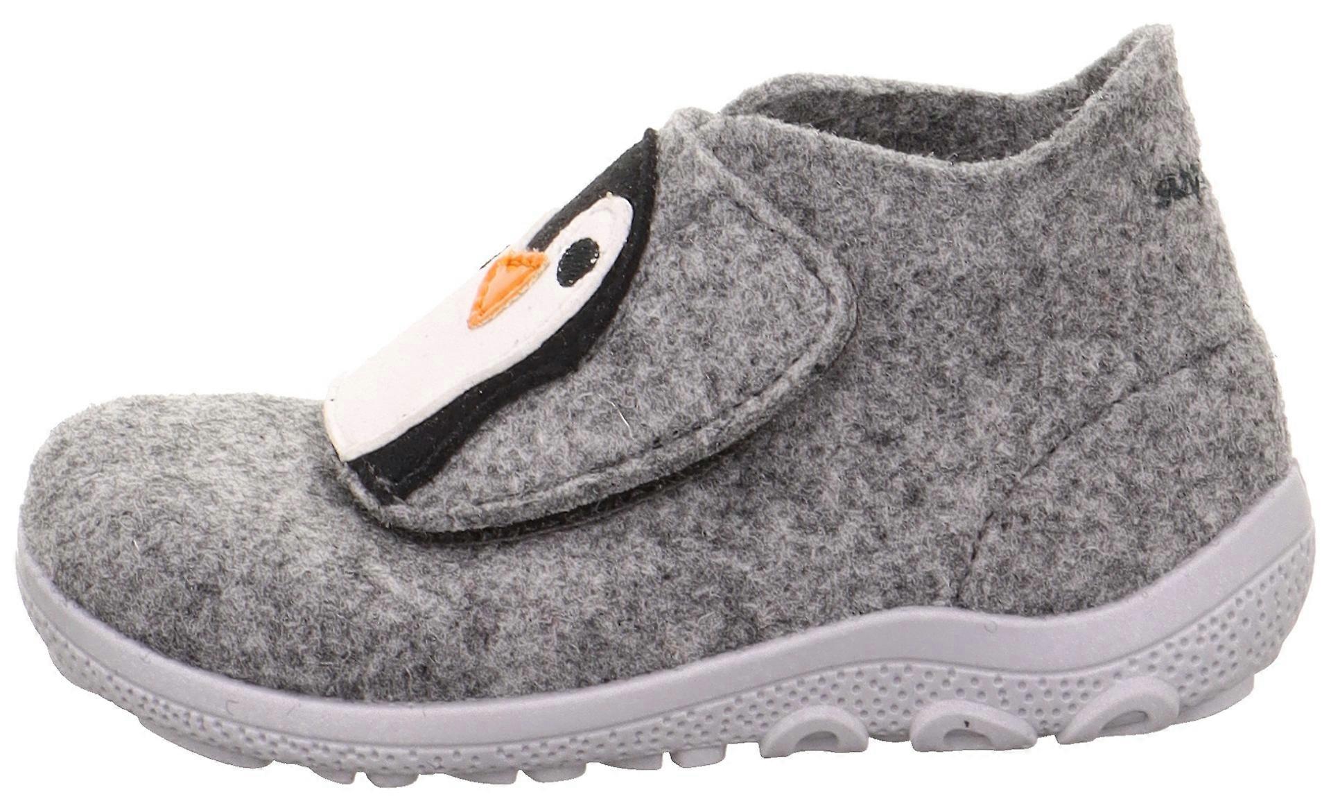 Superfit Jongens Happy Octi 6295-20 pantoffels grijs pinguïn