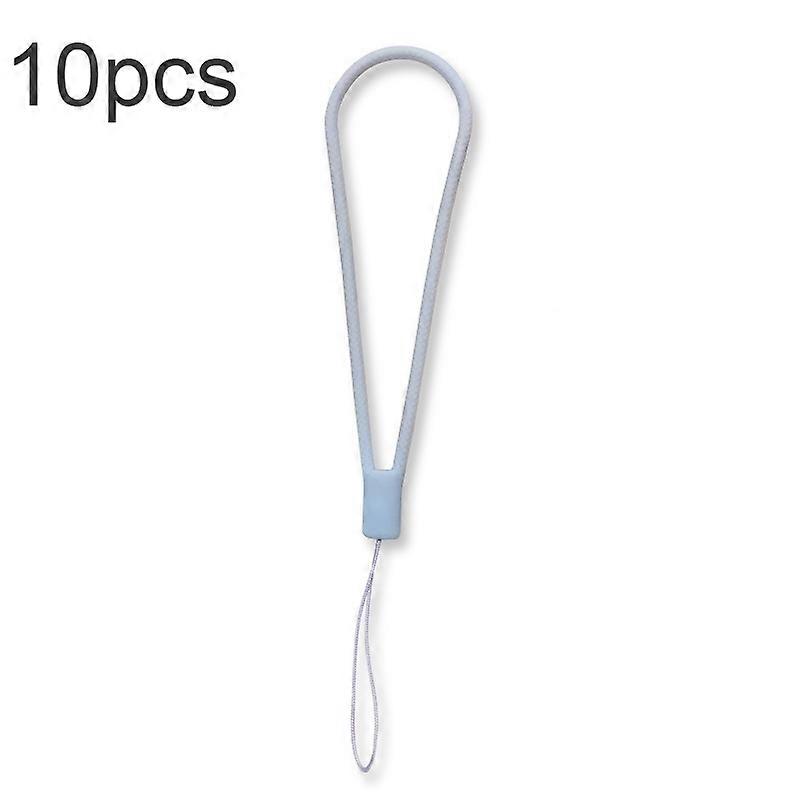 10pcs  Silicone Woven Pattern  Cell Phone Lanyard