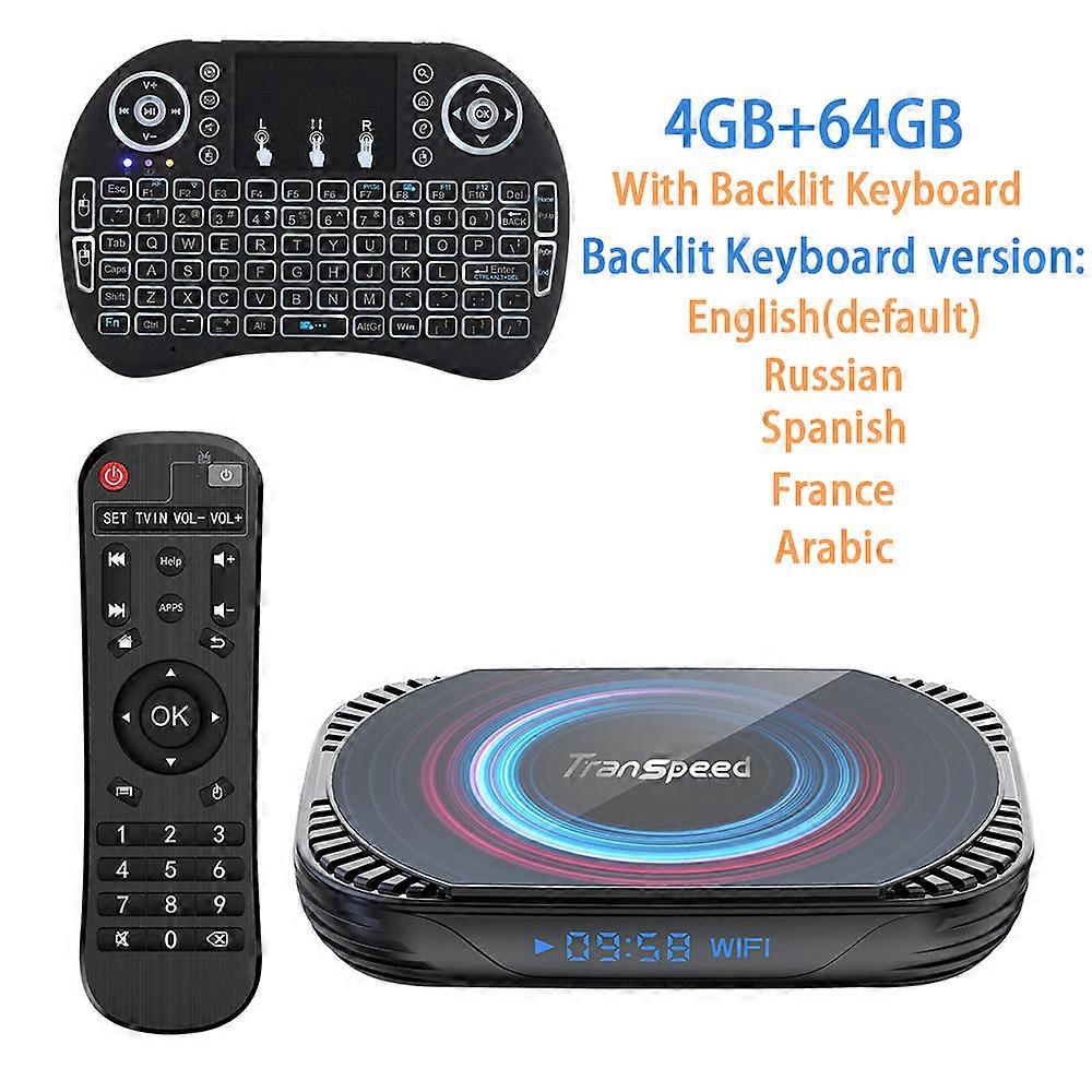 Amlogic S905X4 Android 11 TV Box 4K 8K 3D Video Fast TV receiver BT4.0 Dual Wifi Media Player Set top box