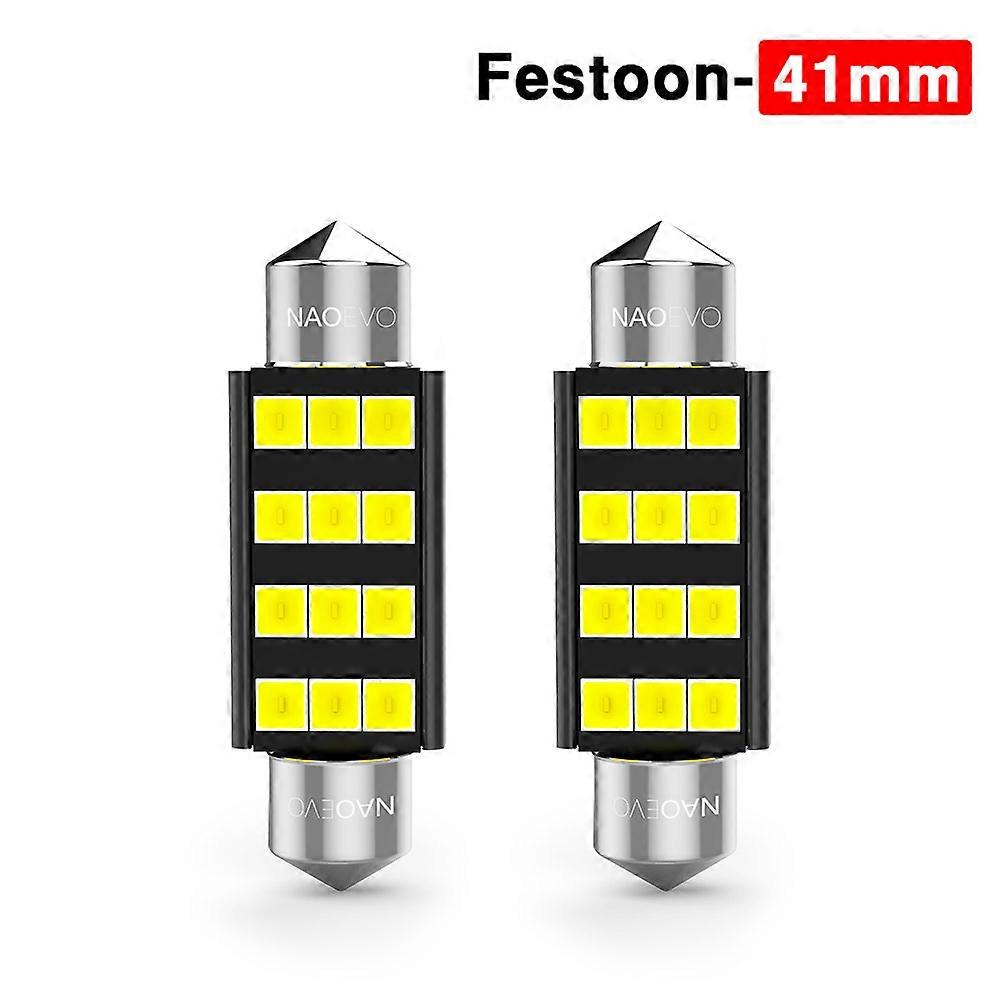 c5w LED CANBUS 28mm 31 36 39 41 44mm Festoon C10W led bulb 2835 6 SMD 12V reading lamp Interior car light White Error Free