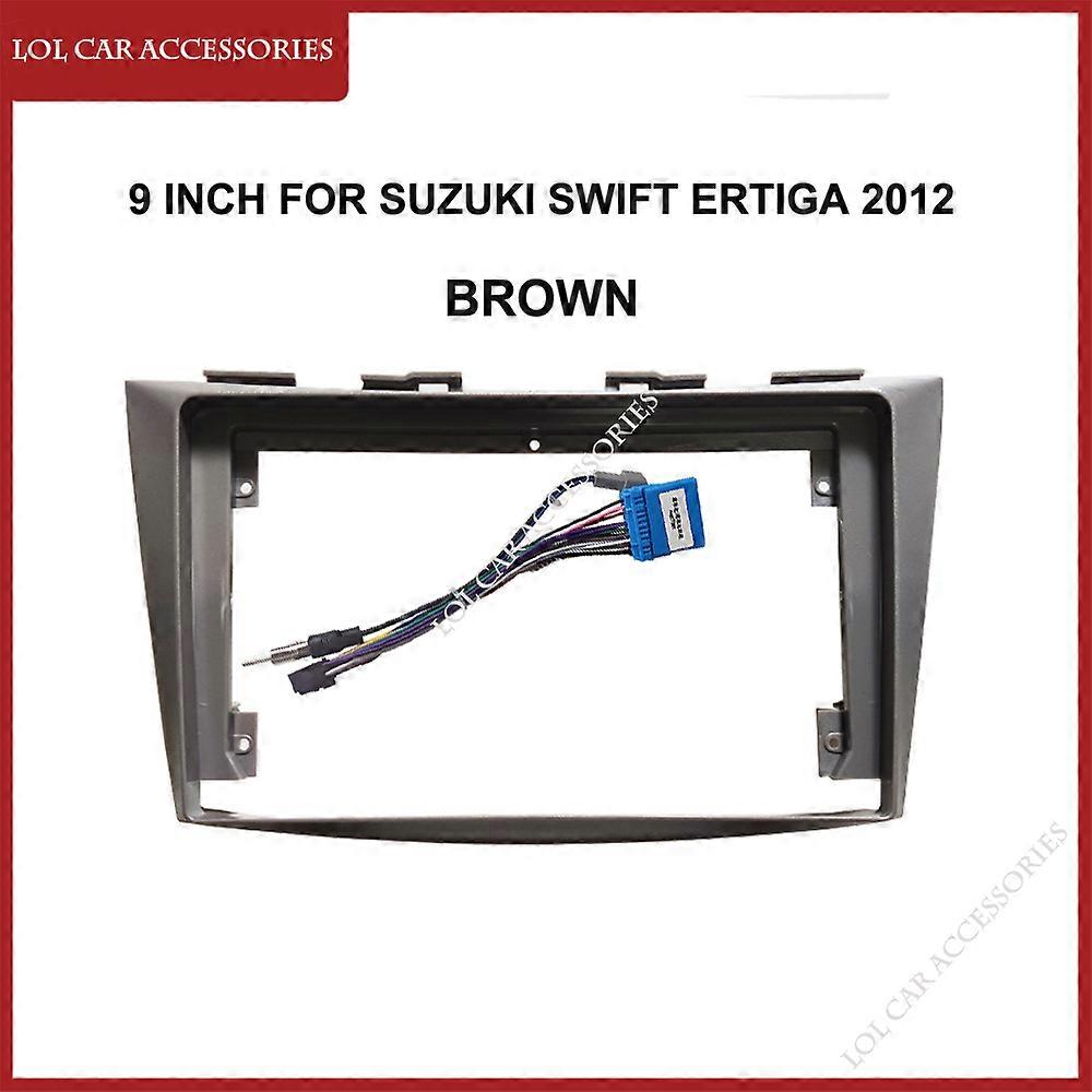 9 Inch Fascias For Suzuki SWIFT Ertiga 2012 Car Radio Stereo GPS MP5 Android Player 2 Din Panel Dash Board Cover Frame