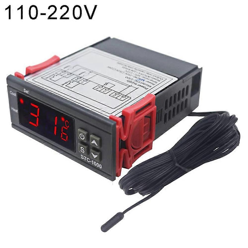 STC-1000 Digital Temperature Controller Thermostat Sensor Heating Cooling LED Temp Control Relay Incubator