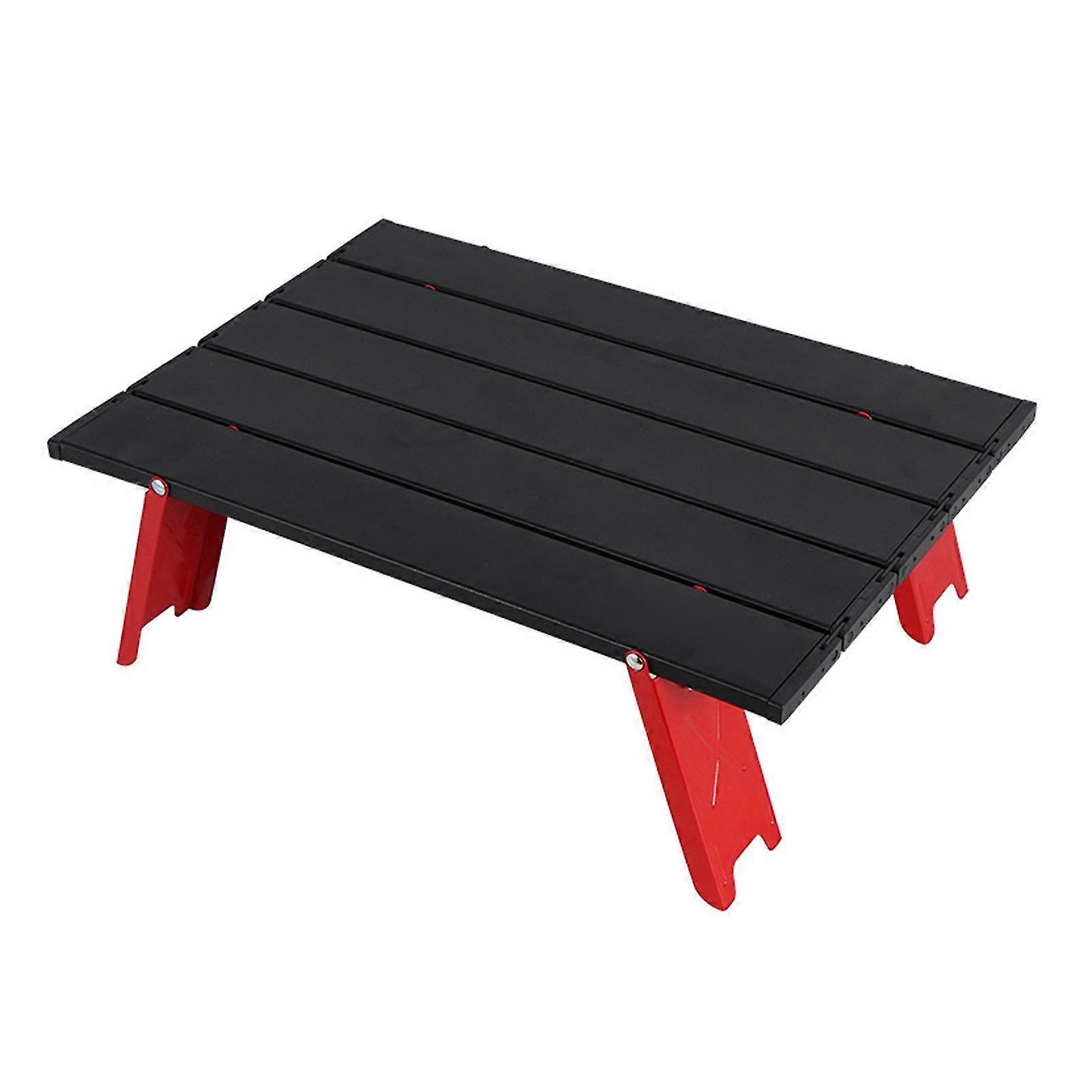Portable Folding Camping Table Durable Aluminum Alloy Mini Beach Table With Carry Bag For Outdoor Indoor Beach Card Play