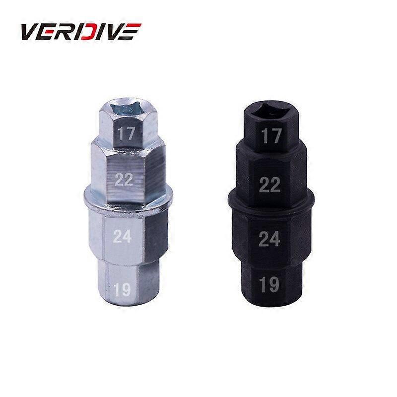 1pc Motorcycle Front Rear Wheel Hexagonal Spindle Driver Removal Axle Tool 17 19 22 24mm For Honda Kawasaki Suzuki BMW YAMAHA Motorcycle Knee & Shin