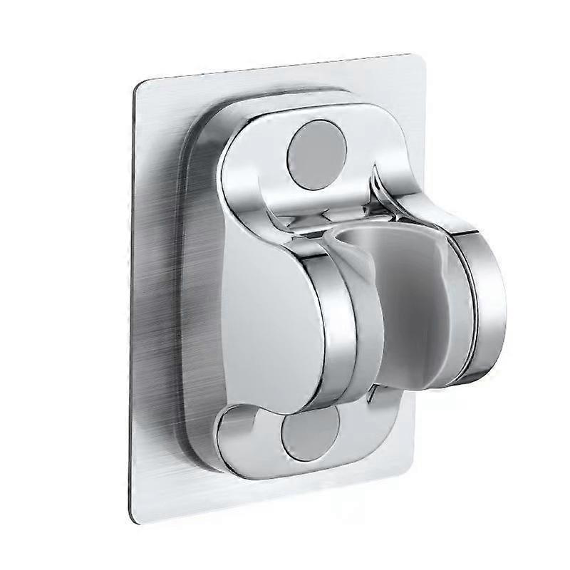 Set of 2 Wall Mounted Shower Holders (Silver)