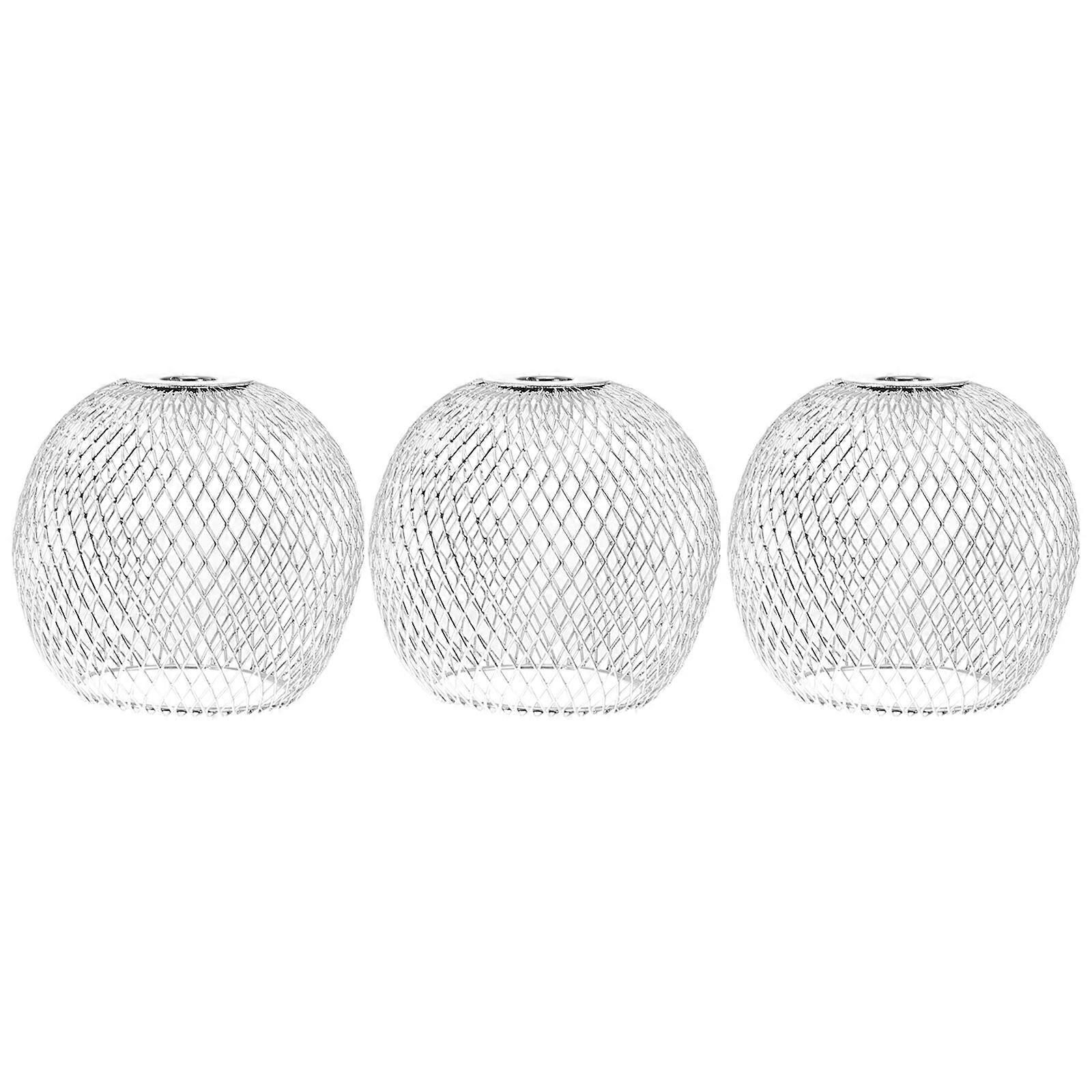 3stk sfæriske lampeskærm decors kreative udhulede lampedæksler lampeskærm decors