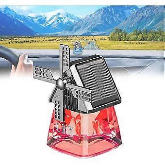 bil luftfriskere, solenergi bil duft diffusor, vindmølle solenergi roterende aromaterapi bil air freshener