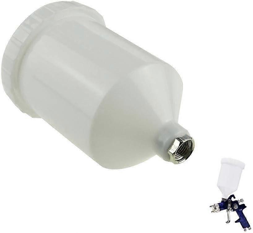 Gravity Paint Spray Gun 600ml Plastic Cup with Threaded Connector